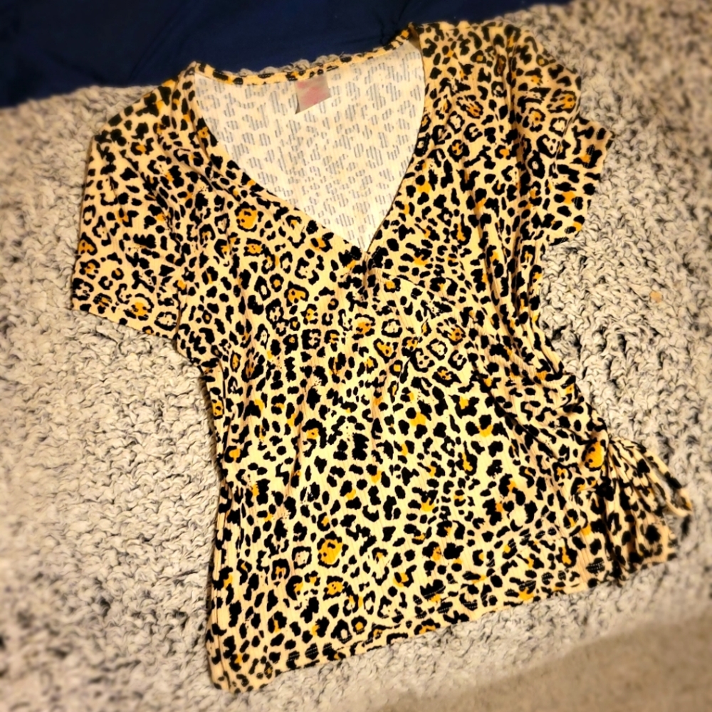 Cheetah print shirt
